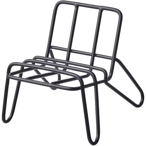 Ikea Alloy Steel KRUBBET Holder for Mobile Phone, Black - Picture 1 of 7